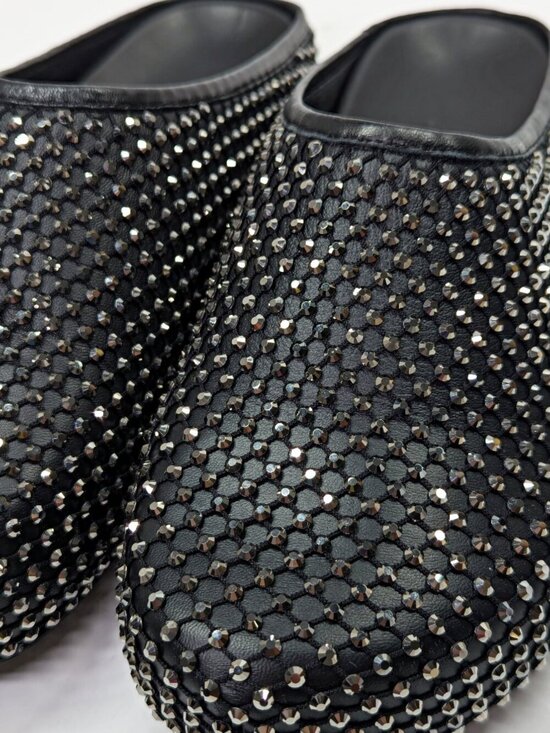 Marni Men\'s Fussbett Sabot Mules With Rhinestones Black Size 41 (MSRP $1,170) main image 7